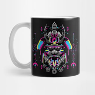 samurai popart mask Mug